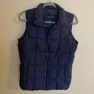 Lands end down vest- size S